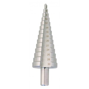сверло ступенчатое EDMA HSS сверло ступенчатое EDMA HSS инструмент для сверления отверстий диаметром от 4 мм до 30 мм с шагом 2 мм