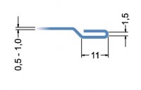 ролики для закрытого продольного фальца (0,5-1,0 мм) на RAS 22.09